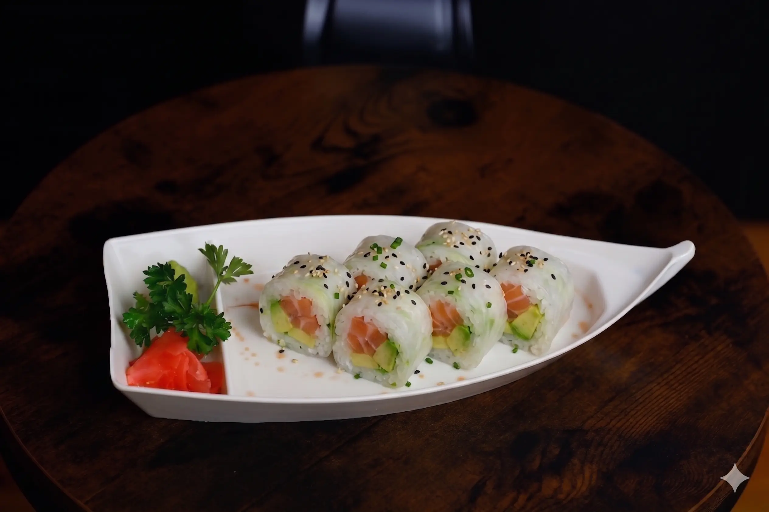 Saumon avocat croustillant